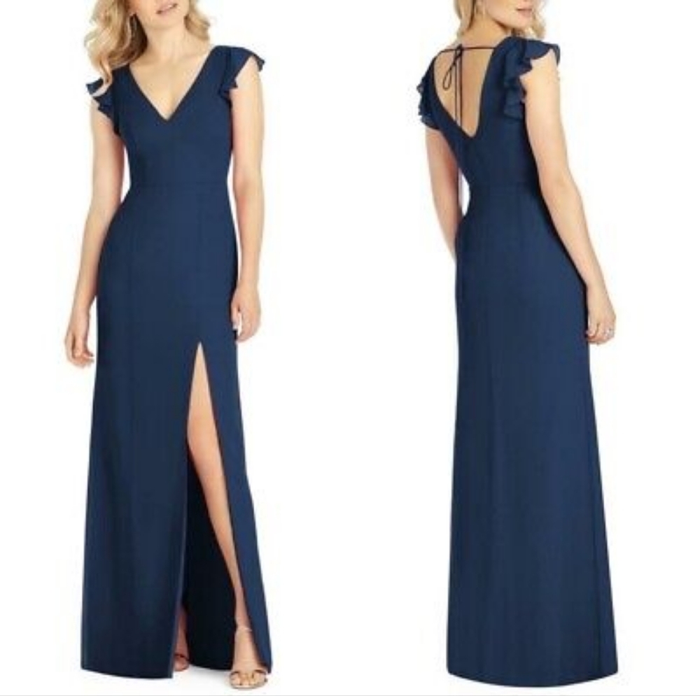 NWT After Six Navy Blue Dress